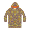 Kaleidoscope Floral Hoodie Dress – Boho Mandala All-Over Print #x88843