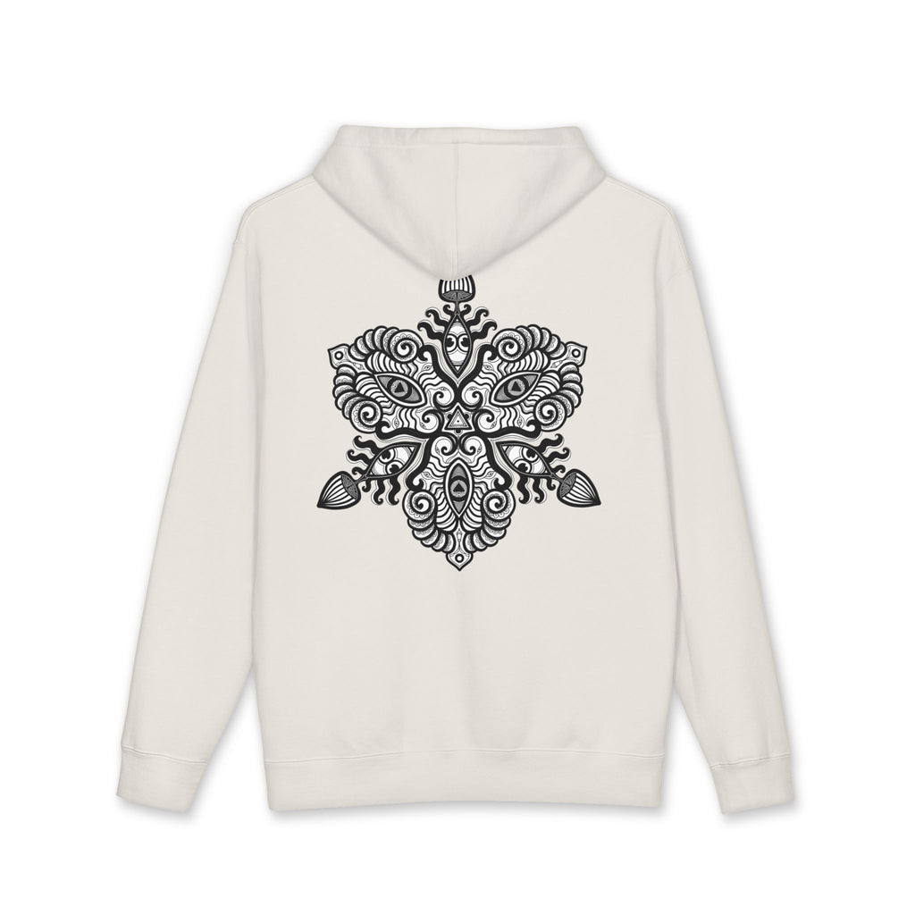 Hoodie — Intricate Black Tribal Mandala Skull Design #x8765467