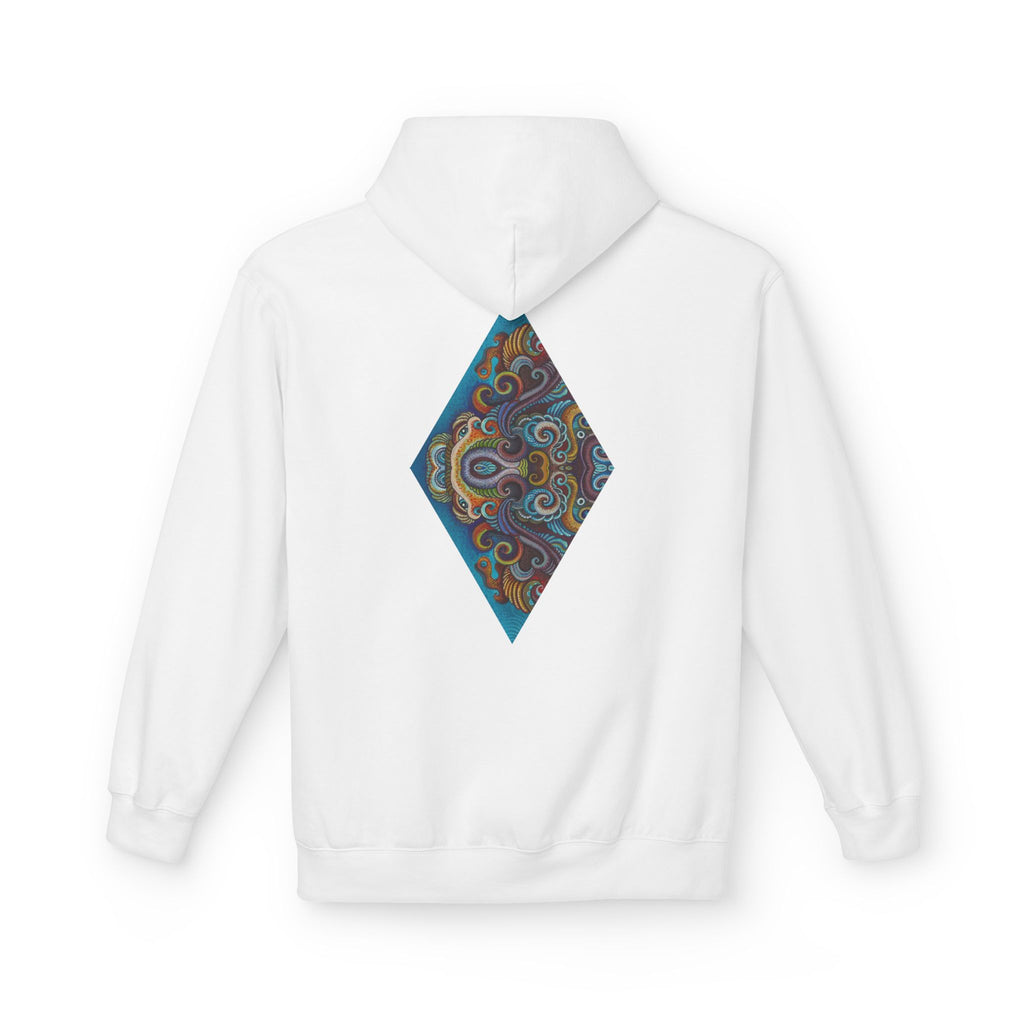 Hoodie — Colorful Geometric Tribal Diamond Print #g765889