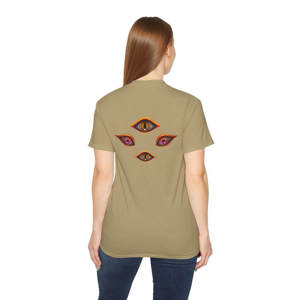 Mystic Eyes Graphic Tee — Psychedelic All-Seeing Eye T-Shirt #hfs84300