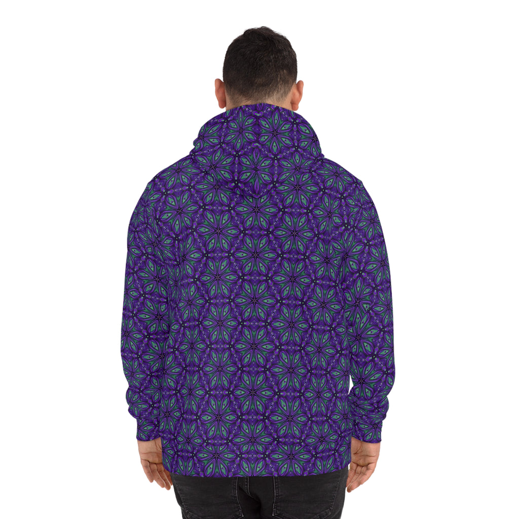 Purple Kaleidoscope All-Over-Print Hoodie #y08744