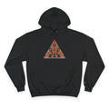 Champion Hoodie with Abstract Tribal Triangle & Keyhole Graphic #g938373