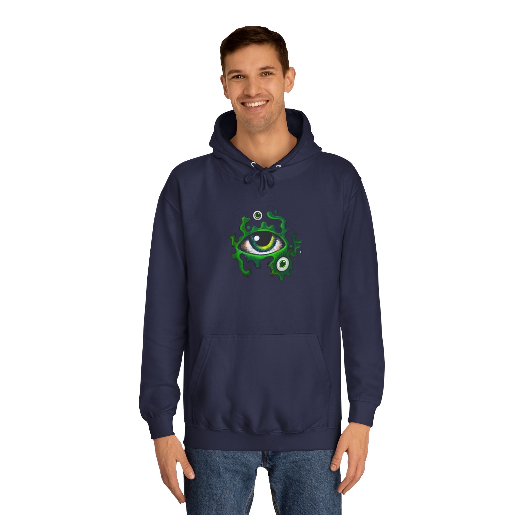 Green Eye Graphic Hoodie #r9764567