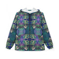 Kaleidoscope Ocean Pattern Windbreaker Jacket #uu97579865