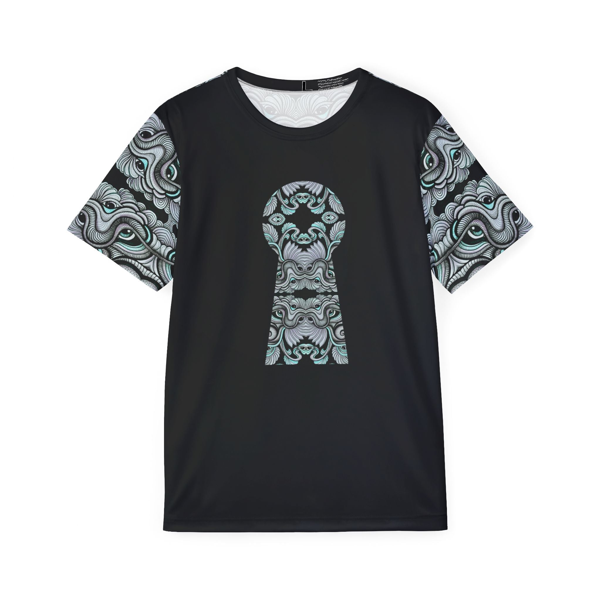 Men's Sports Jersey — Keyhole Mandala All-Over Print Athletic Tee #kma21
