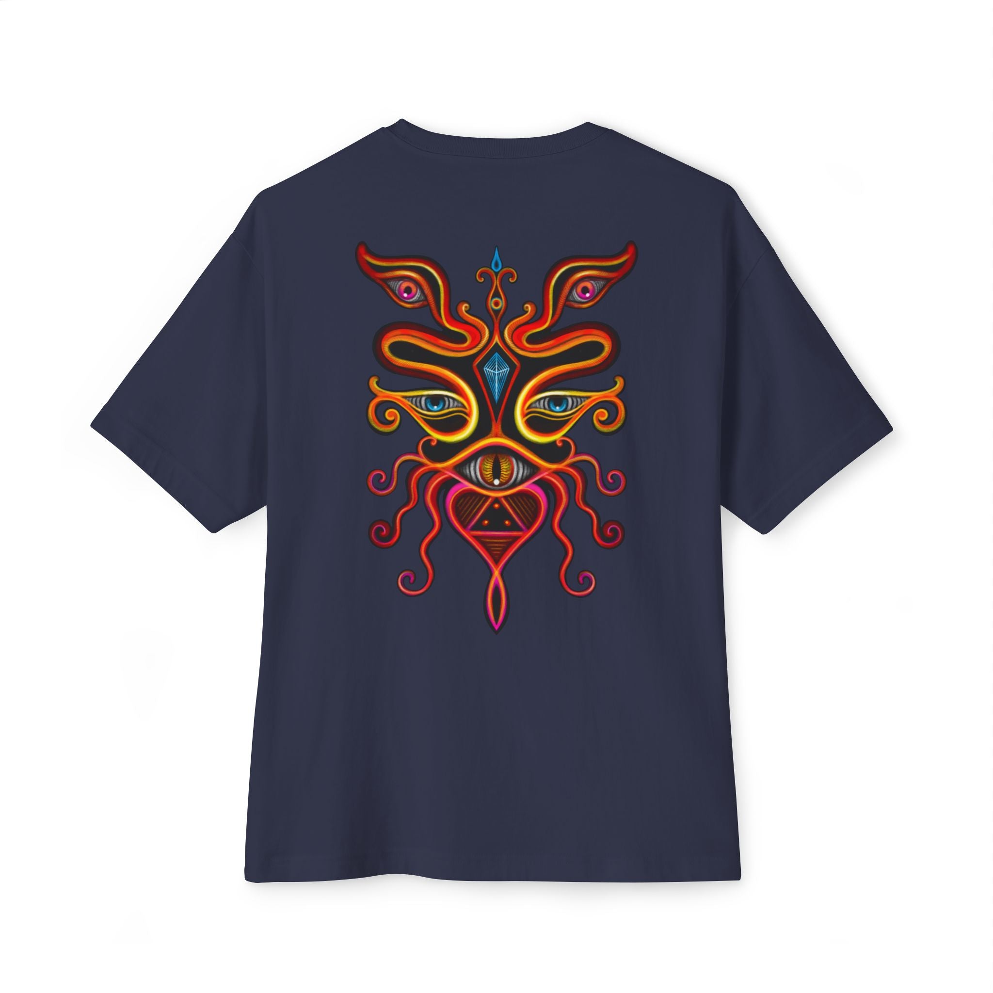 Mystic Eye Tee — Psychedelic Neon Third-Eye Graphic T-Shirt