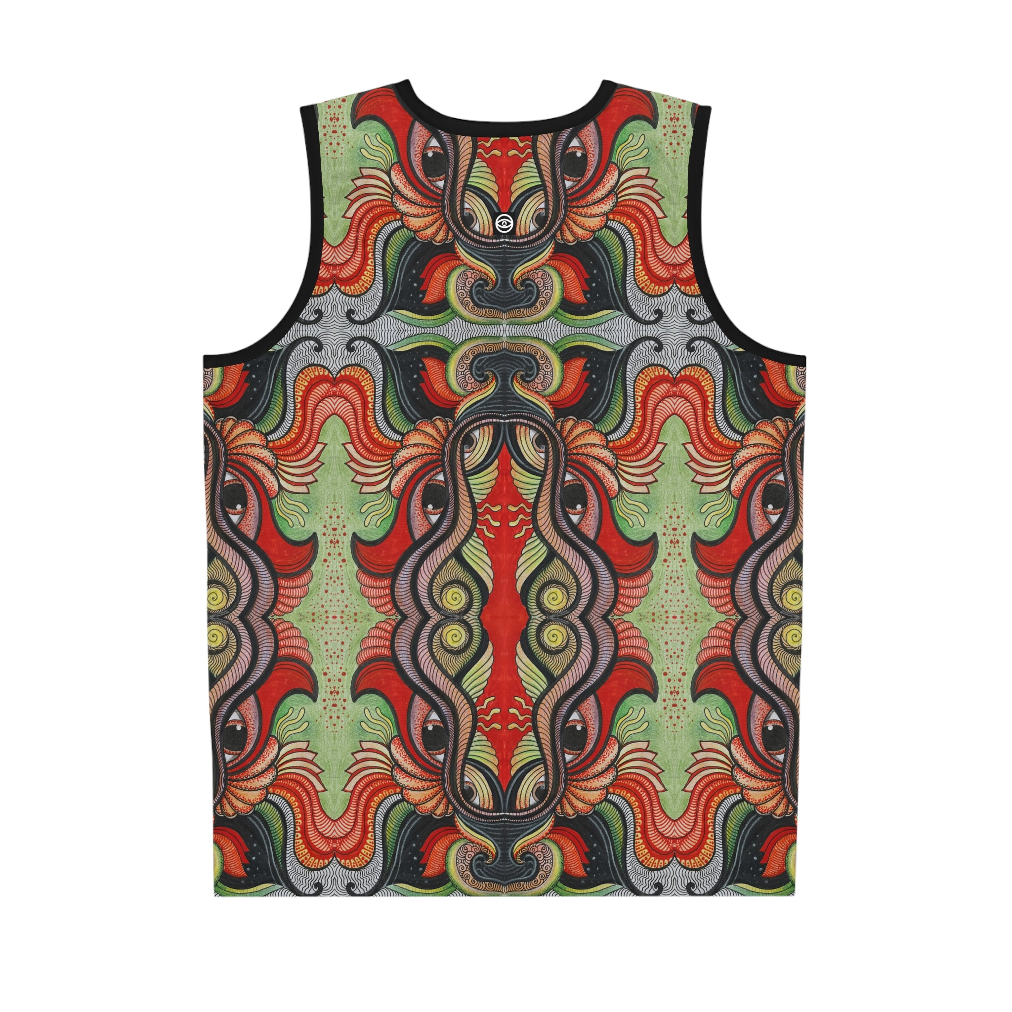 Tribal Rhythm Basketball Jersey — Bold All-Over-Print Performance Tank #kg76426