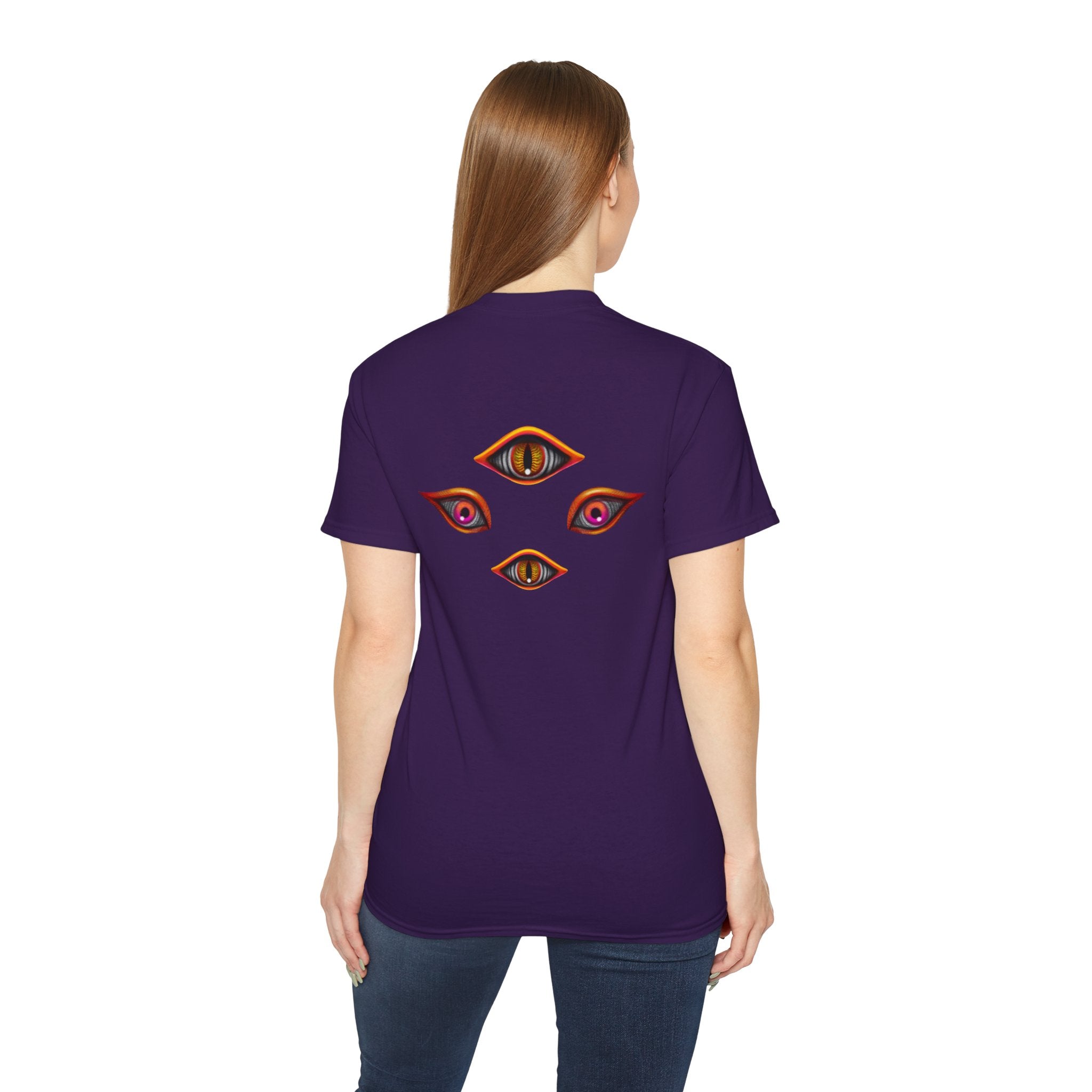 Mystic Eyes Graphic Tee — Psychedelic All-Seeing Eye T-Shirt #hfs84300