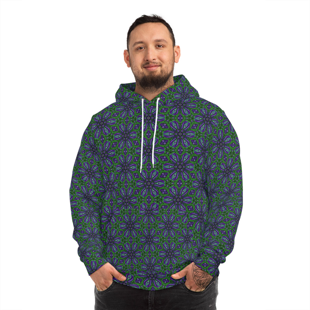 Kaleidoscope Floral All-Over Print Hoodie #g75679