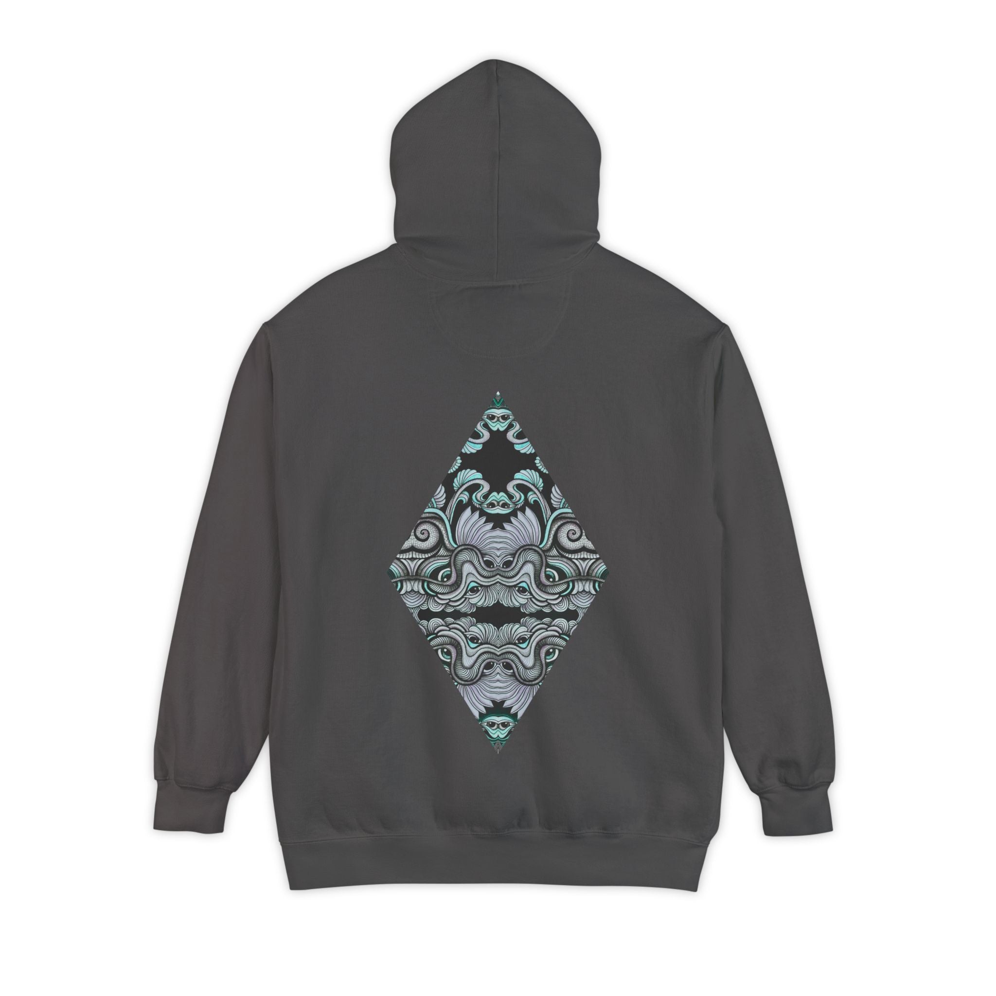 Hoodie — Geometric Mystic Pattern Diamond Back Print #gmh13