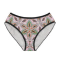 Floral Kaleidoscope Women's Briefs — Pastel Mandala Print. #bm1