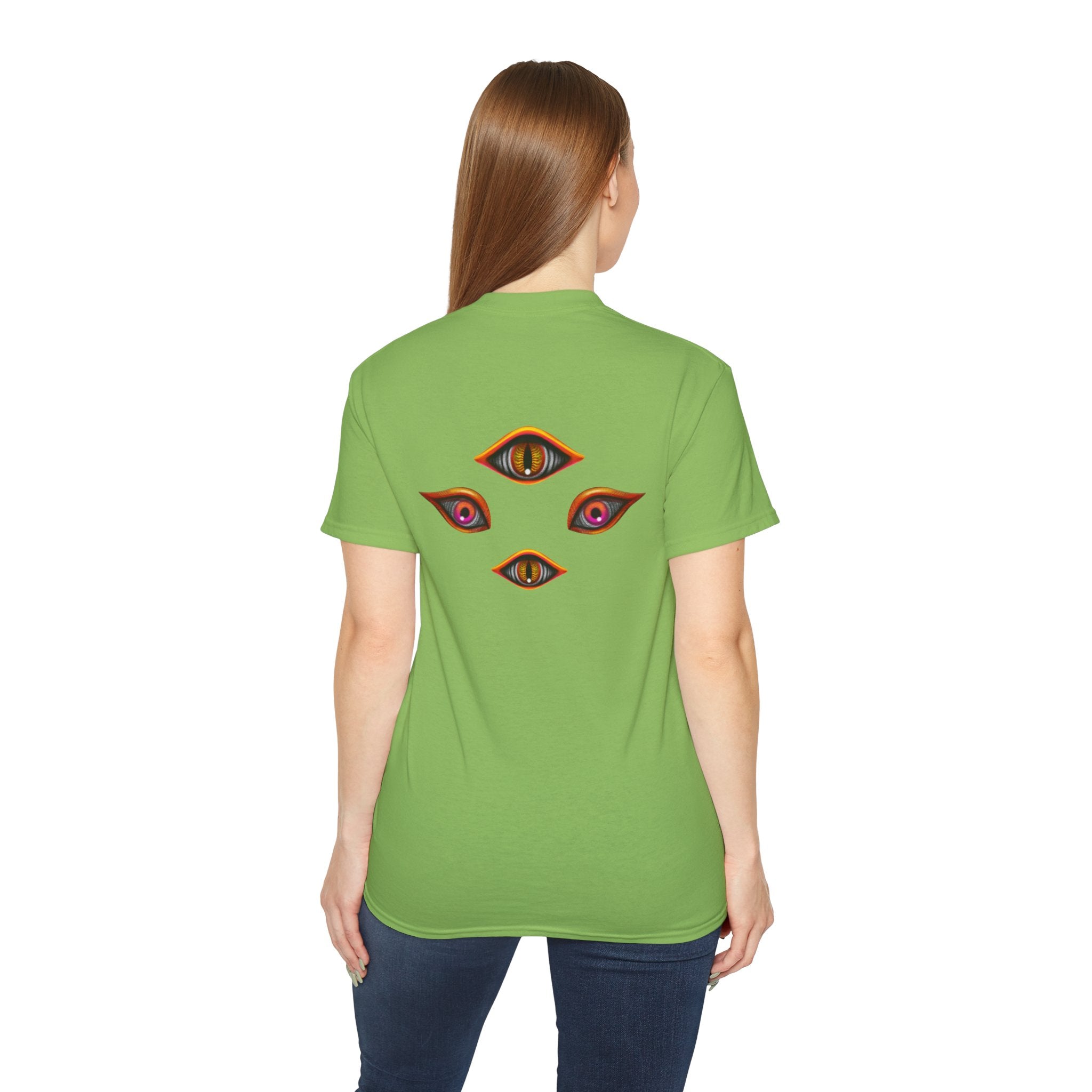 Mystic Eyes Graphic Tee — Psychedelic All-Seeing Eye T-Shirt #hfs84300