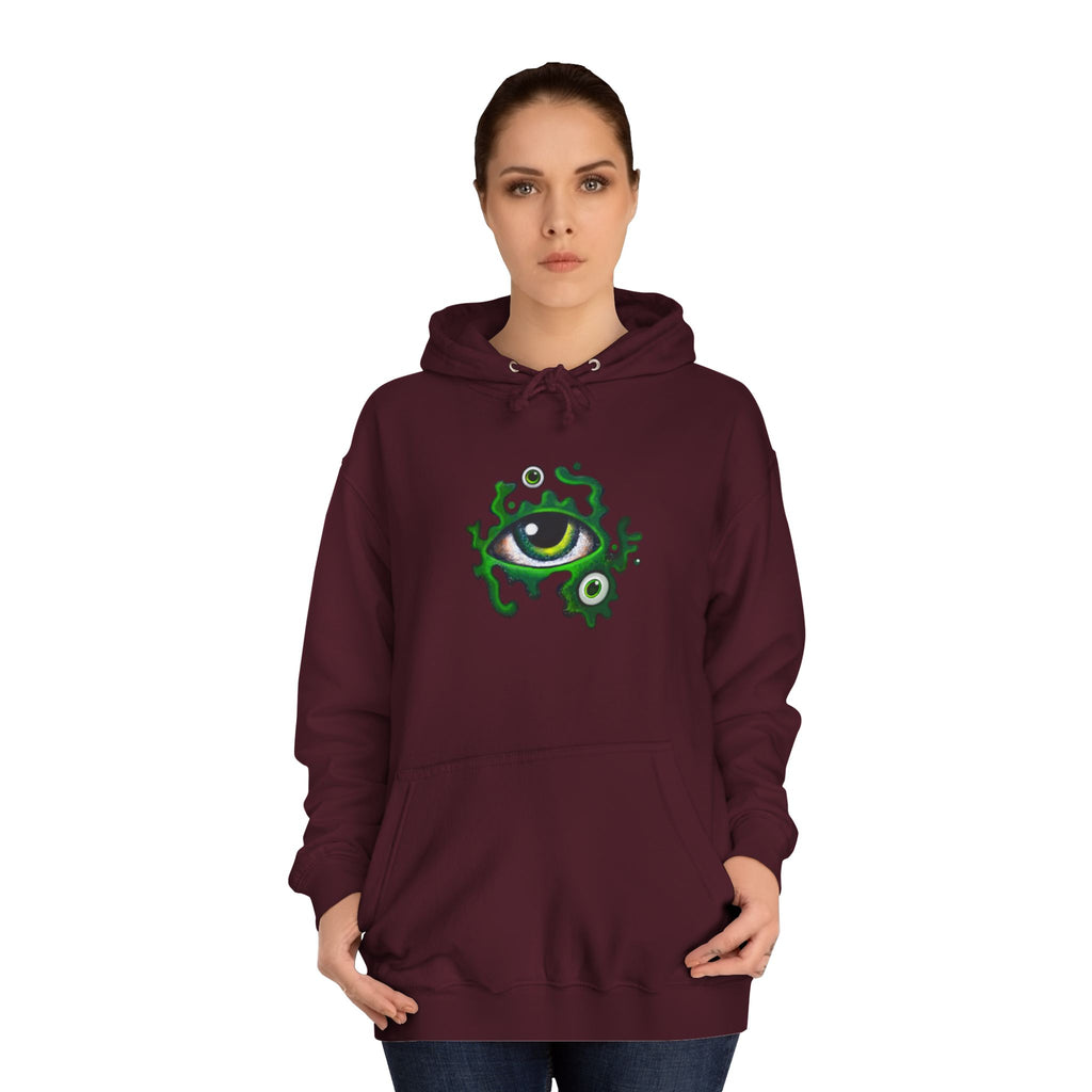 Green Eye Graphic Hoodie #r9764567