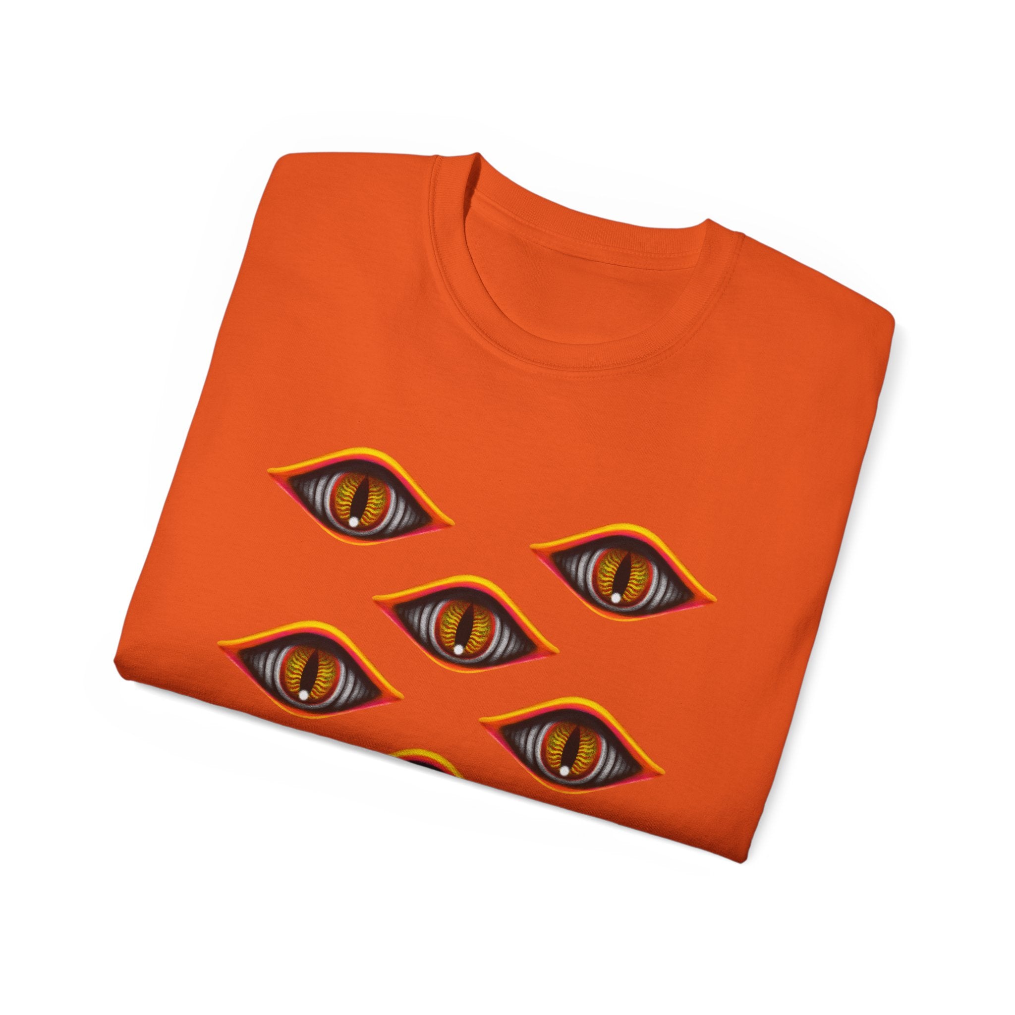 Mystic Eyes Graphic Tee — Psychedelic All-Seeing Eye T-Shirt #hfs84300