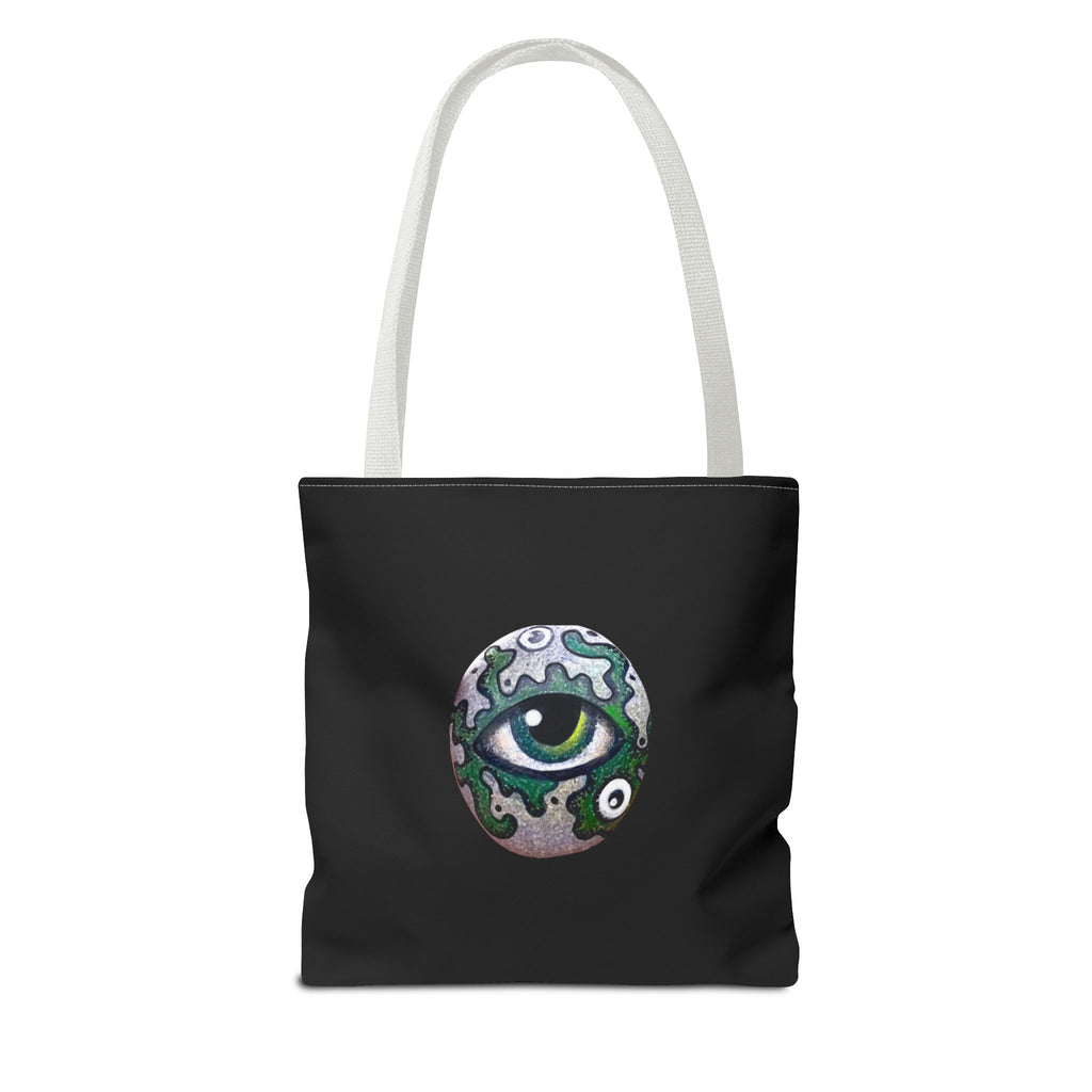 Green Mystic Eye Tote Bag – All-Over Print Gothic Style Shopper #g778975