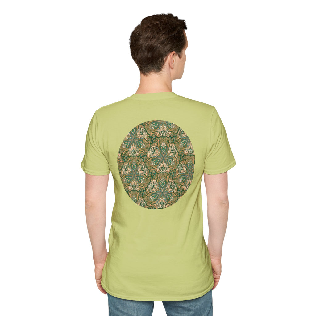 Green Celtic Knot Mandala T-Shirt | Floral Shamrock Pattern