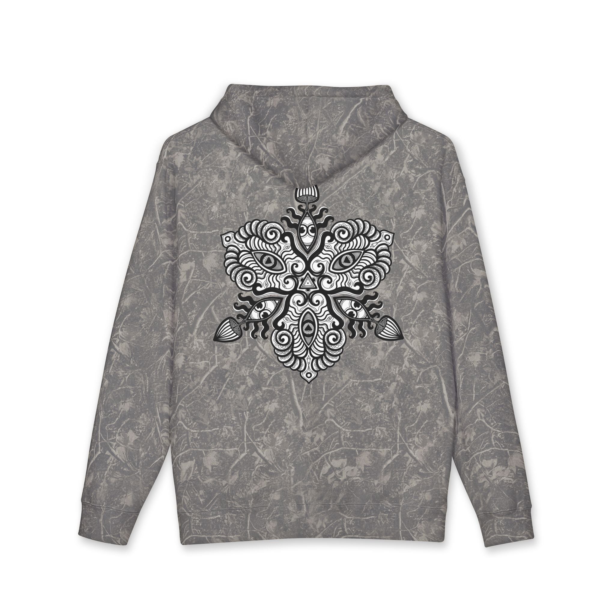Hoodie — Intricate Black Tribal Mandala Skull Design #x8765467