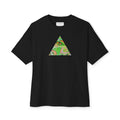 Psychedelic Triangle & Circle Graphic Tee — Retro Swirl Art T-Shirt #gr9523