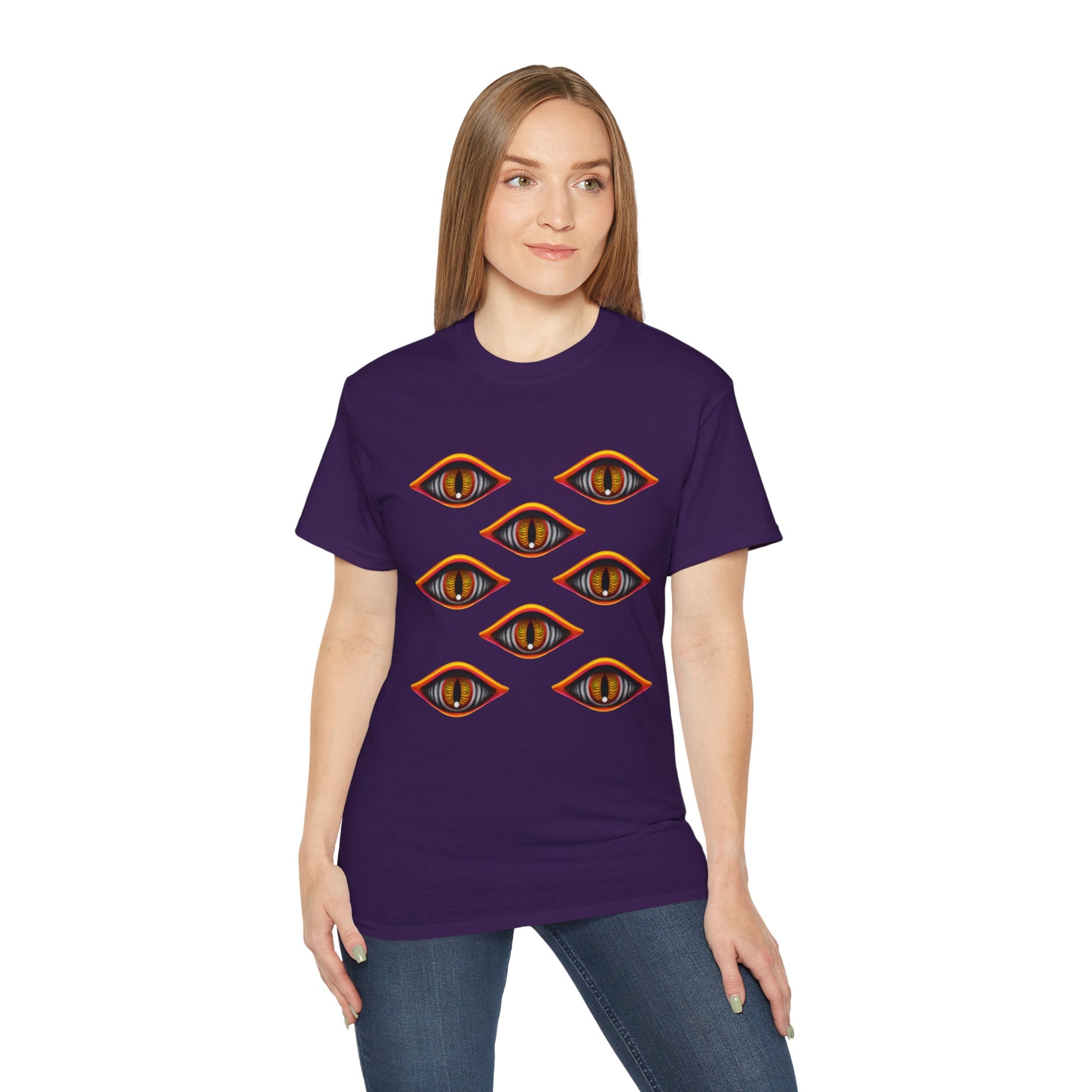 Mystic Eyes Graphic Tee — Psychedelic All-Seeing Eye T-Shirt #hfs84300