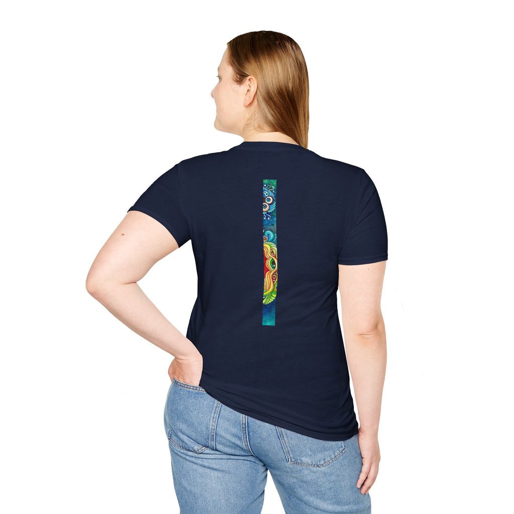 Psychedelic Prism Triangle T-Shirt #h7432887