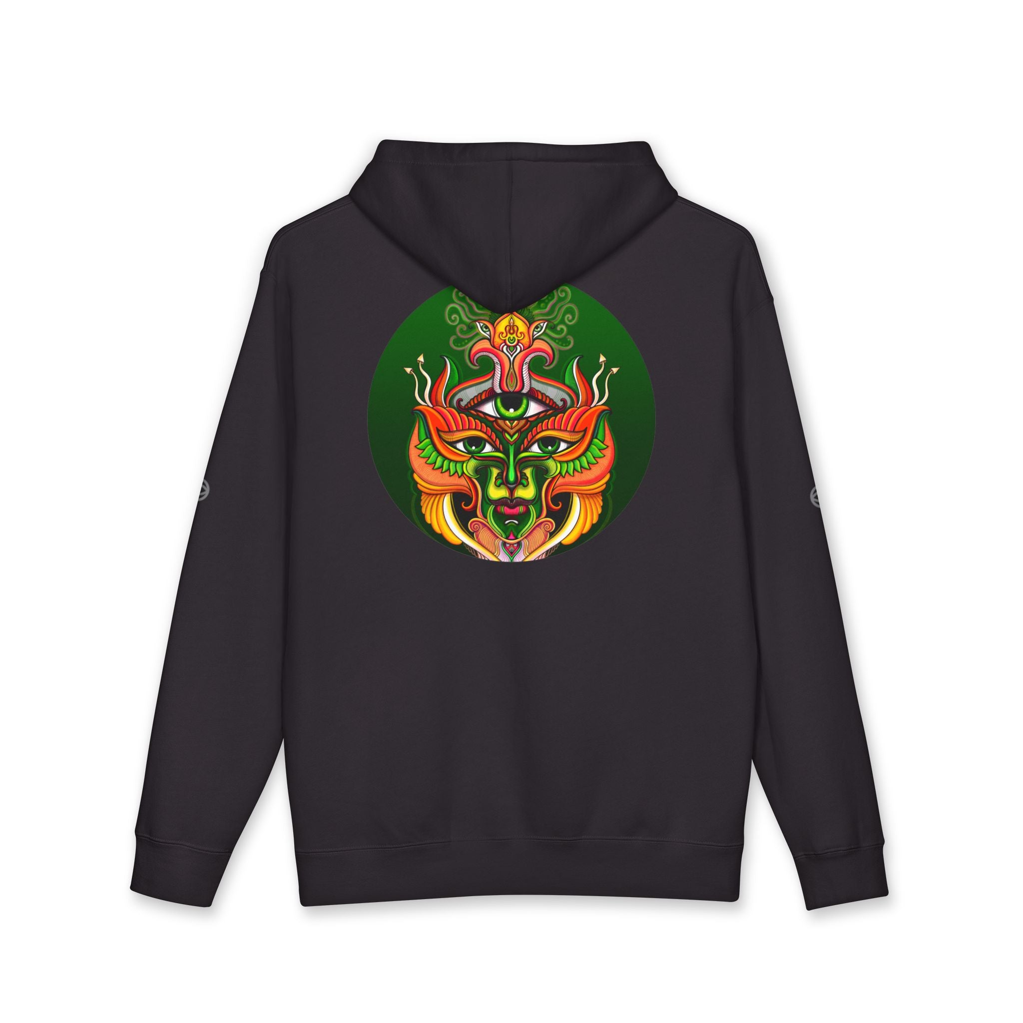 Hoodie — Vibrant Tribal Mask Graphic Pullover #h976345