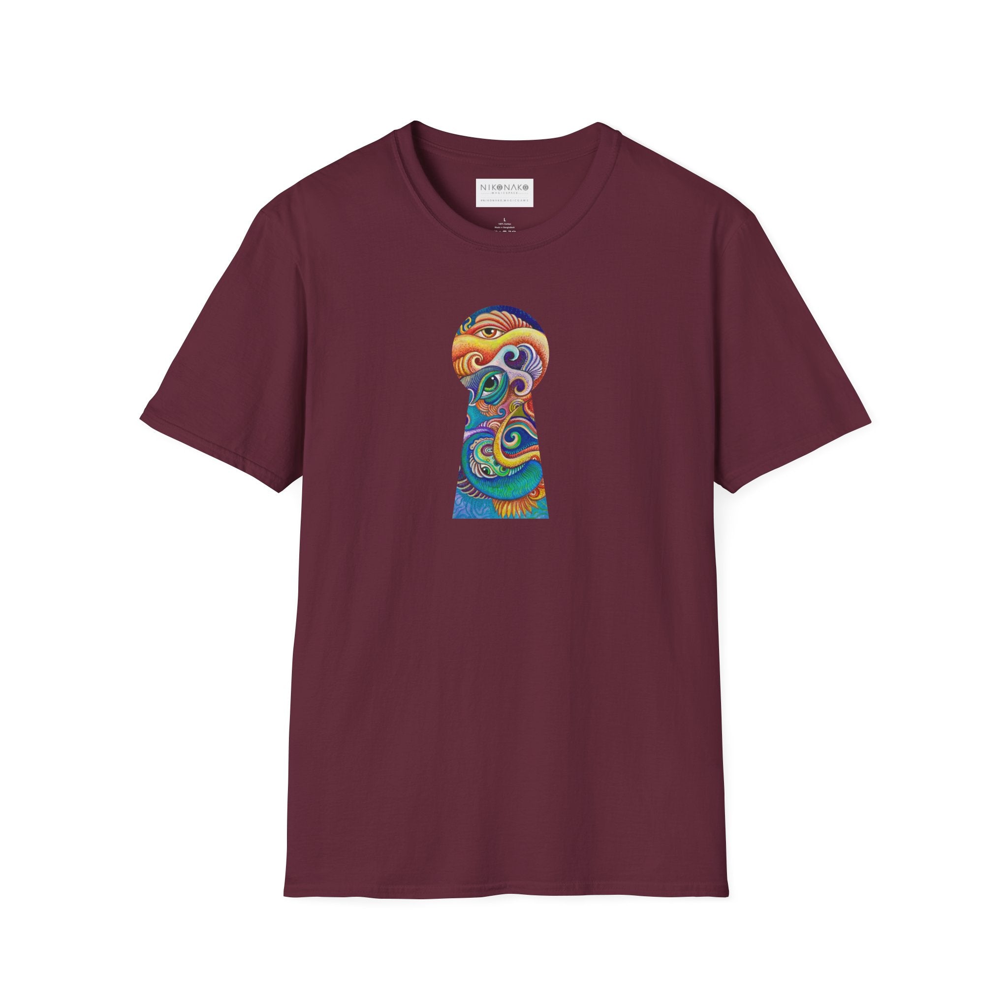 Unisex Softstyle Keyhole T-Shirt
