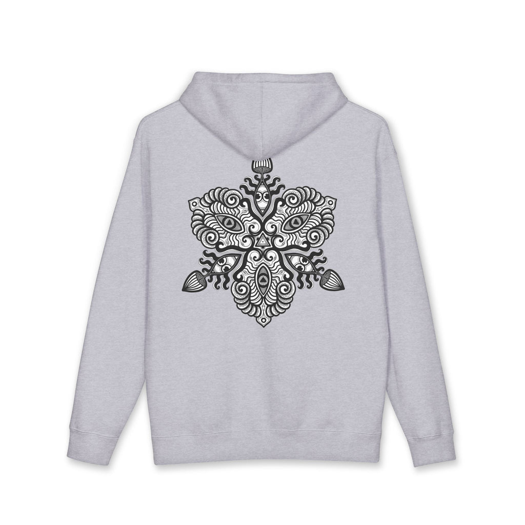 Hoodie — Intricate Black Tribal Mandala Skull Design #x8765467