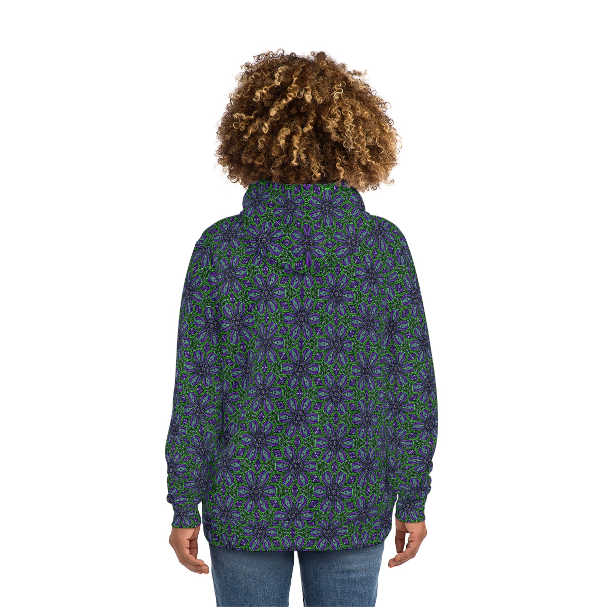 Kaleidoscope Floral All-Over Print Hoodie #g75679