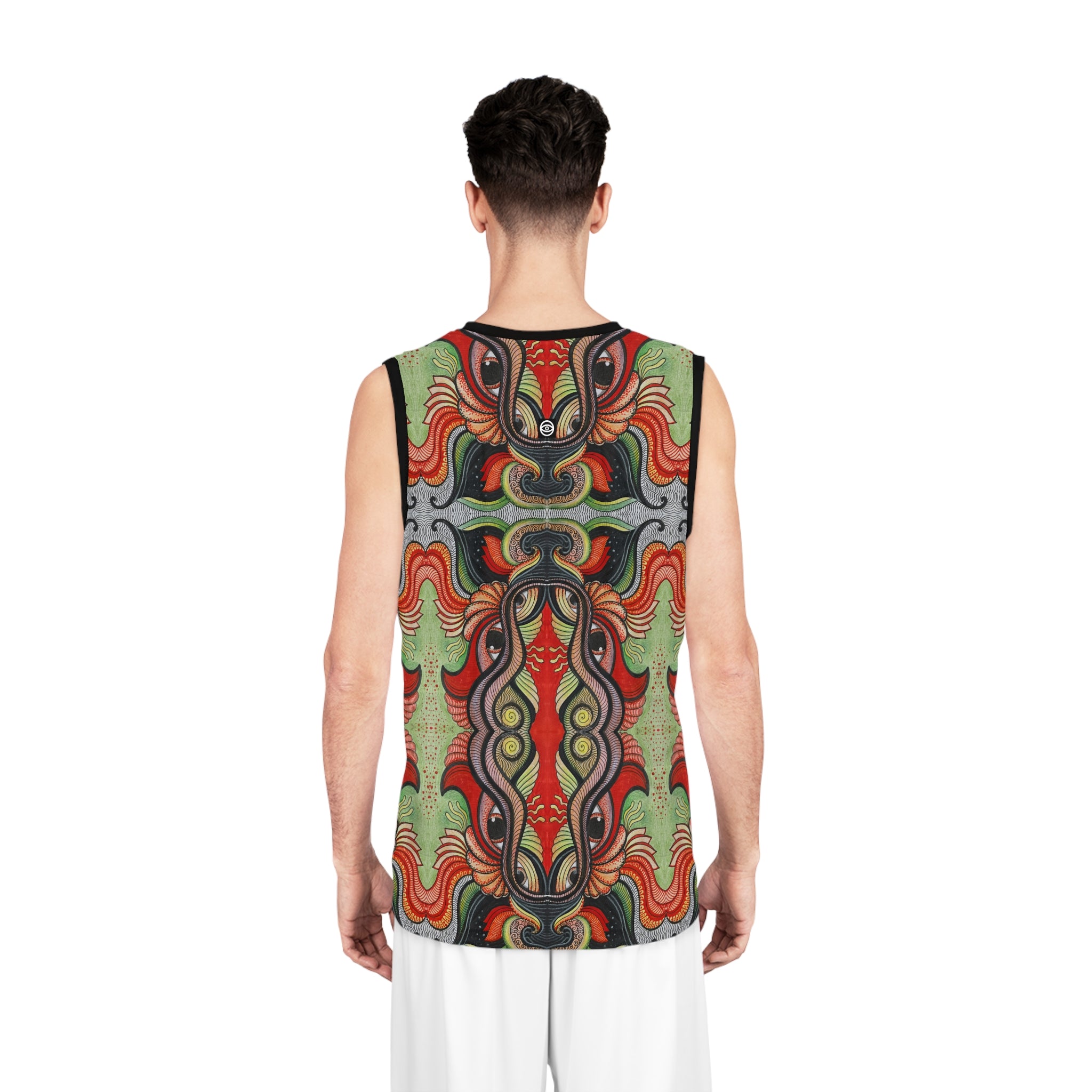 Tribal Rhythm Basketball Jersey — Bold All-Over-Print Performance Tank #kg76426