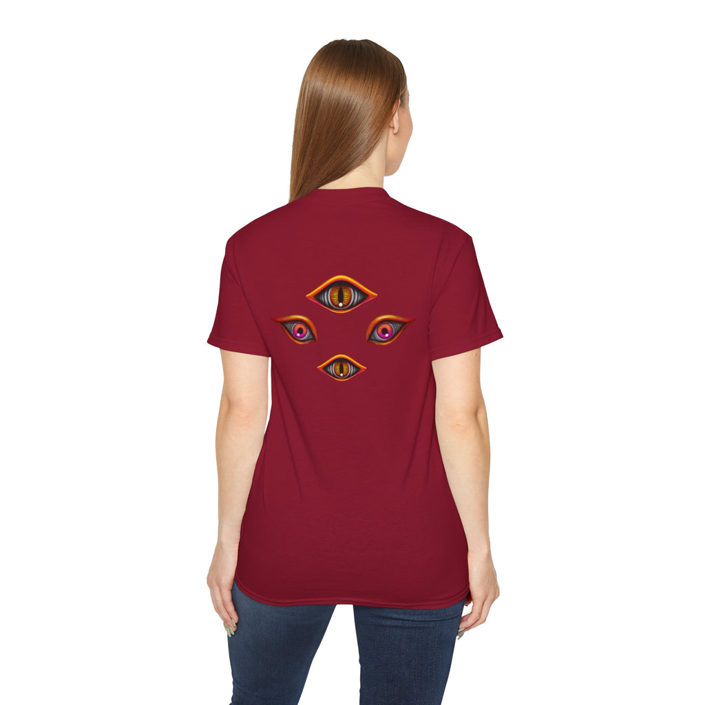 Mystic Eyes Graphic Tee — Psychedelic All-Seeing Eye T-Shirt #hfs84300