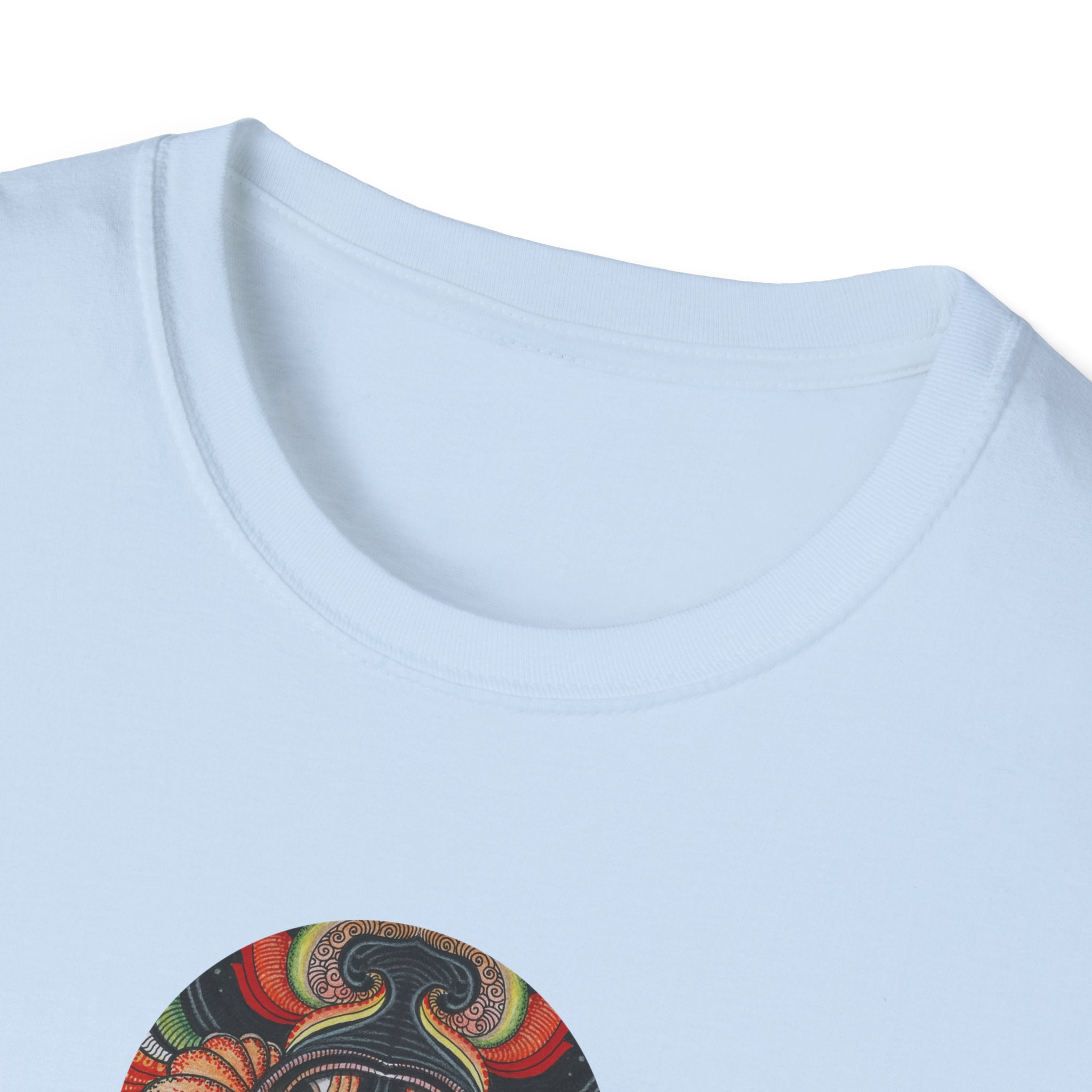 Keyhole & Star Psychedelic Graphic T-Shirt #fd763