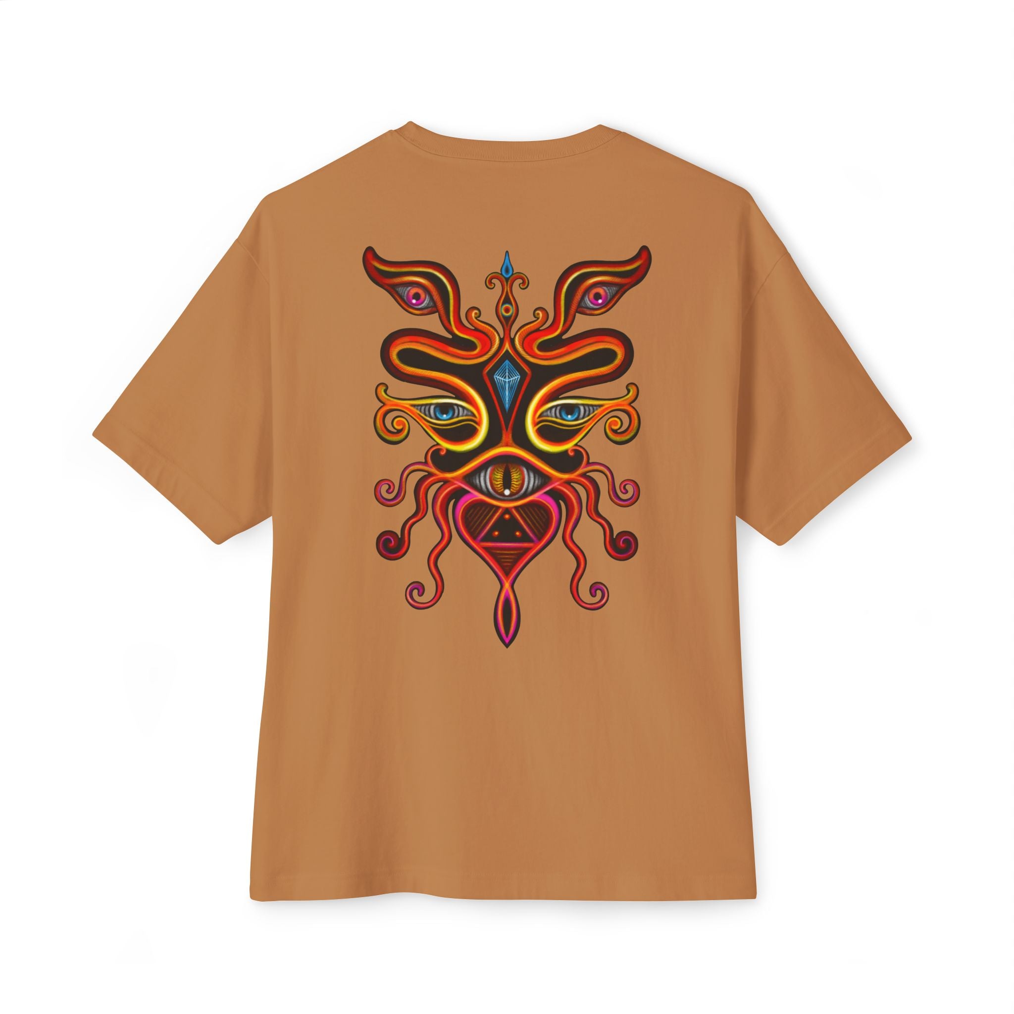 Mystic Eye Tee — Psychedelic Neon Third-Eye Graphic T-Shirt