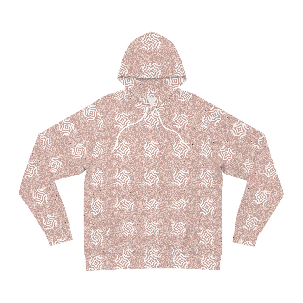 Rose Pattern Hoodie — All-Over Print Floral Fashion Pullover #h087569