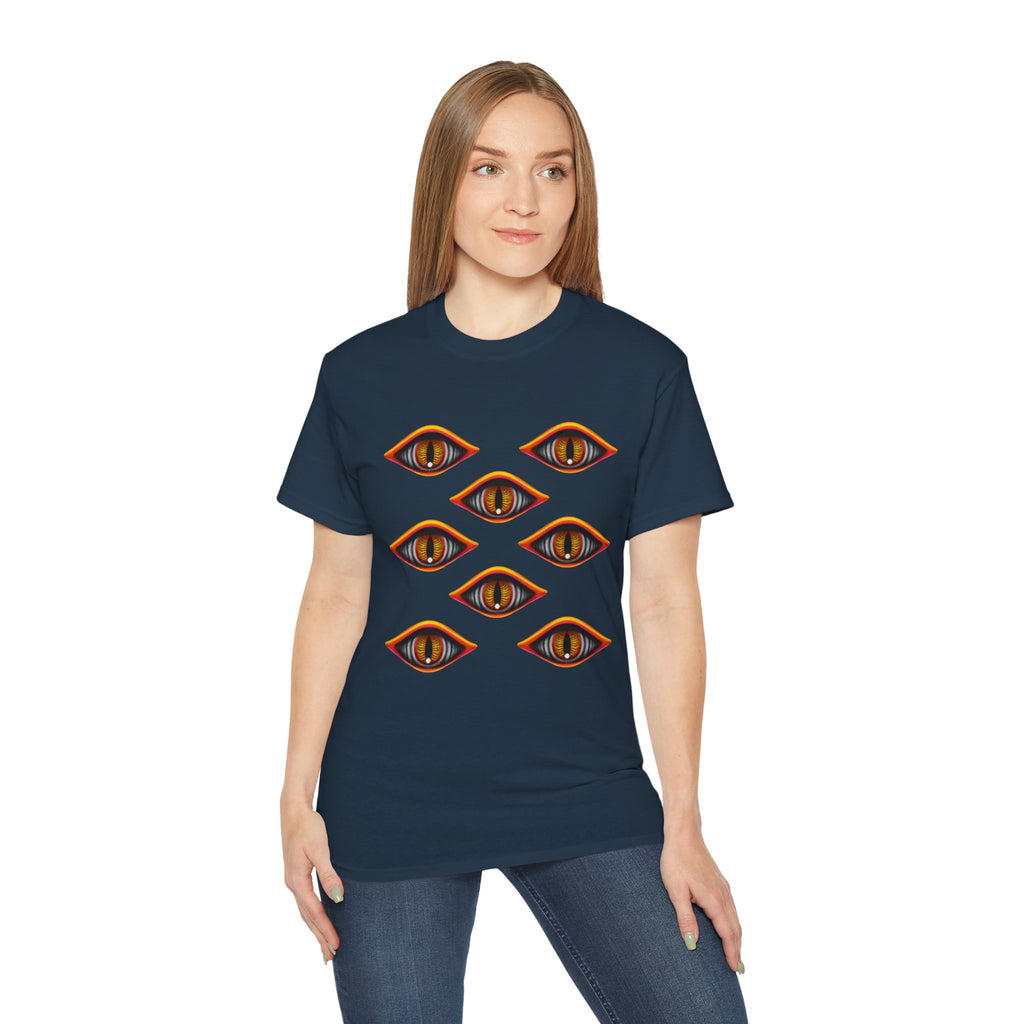 Mystic Eyes Graphic Tee — Psychedelic All-Seeing Eye T-Shirt #hfs84300