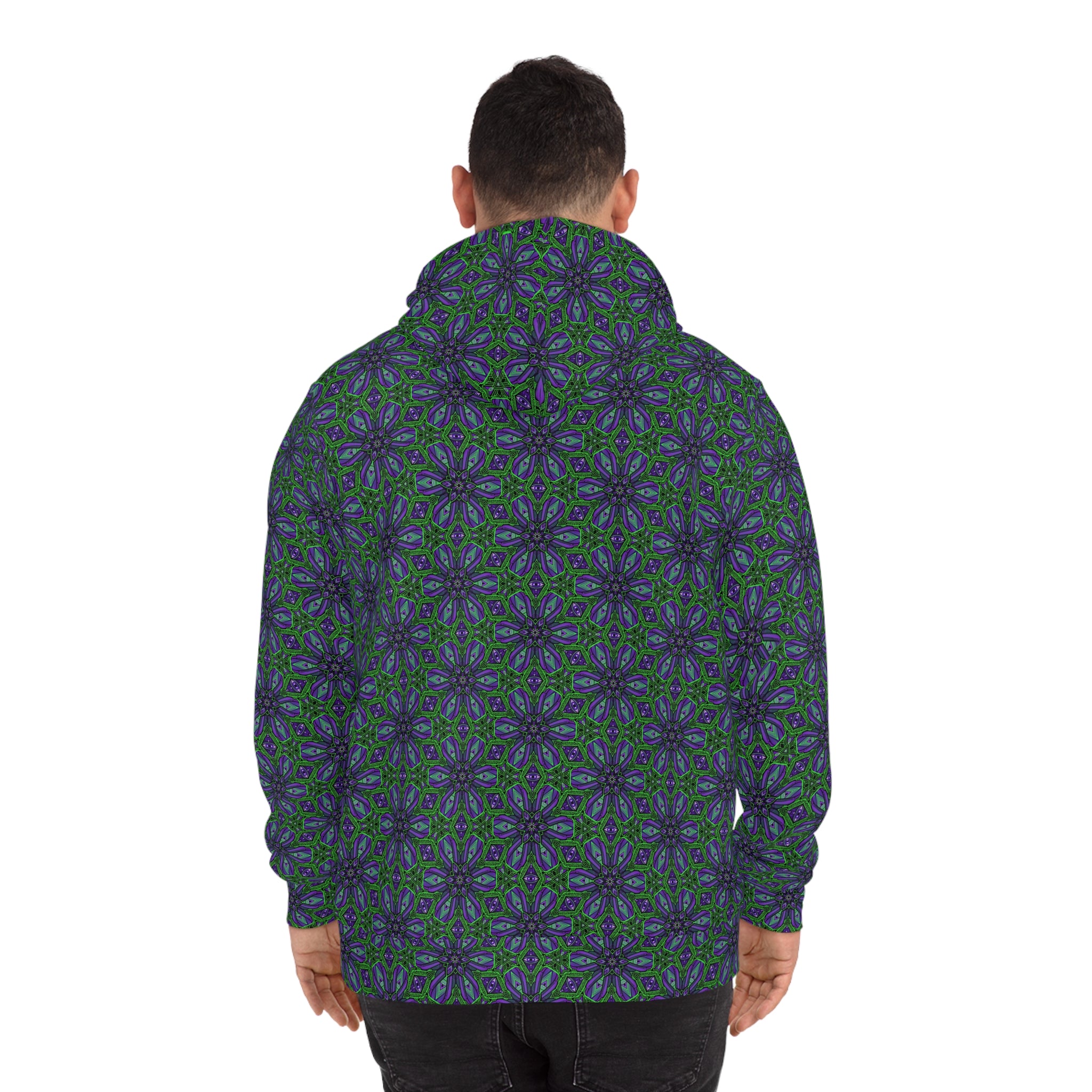 Kaleidoscope Floral All-Over Print Hoodie #g75679
