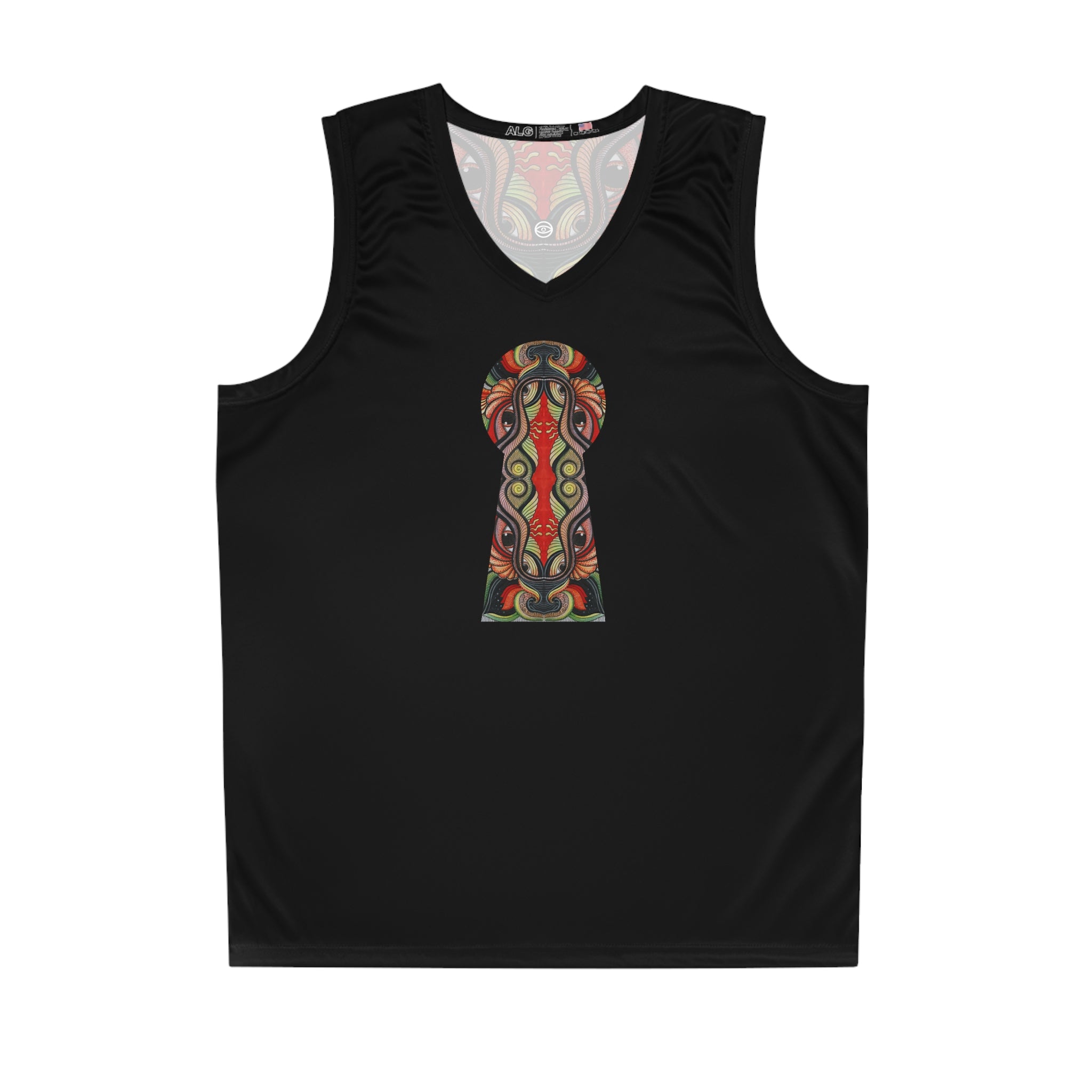Tribal Rhythm Basketball Jersey — Bold All-Over-Print Performance Tank #kg76426