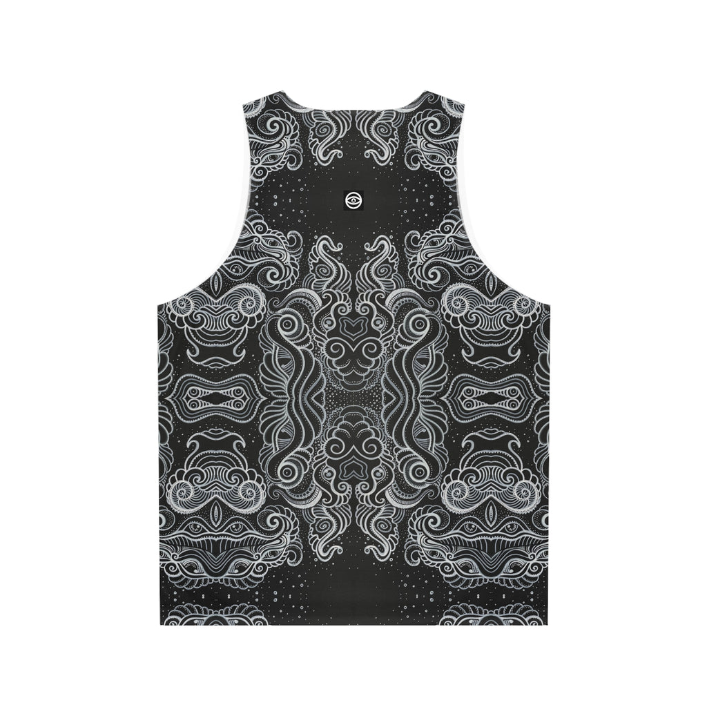 Intricate Black & White Mandala Tank #t23