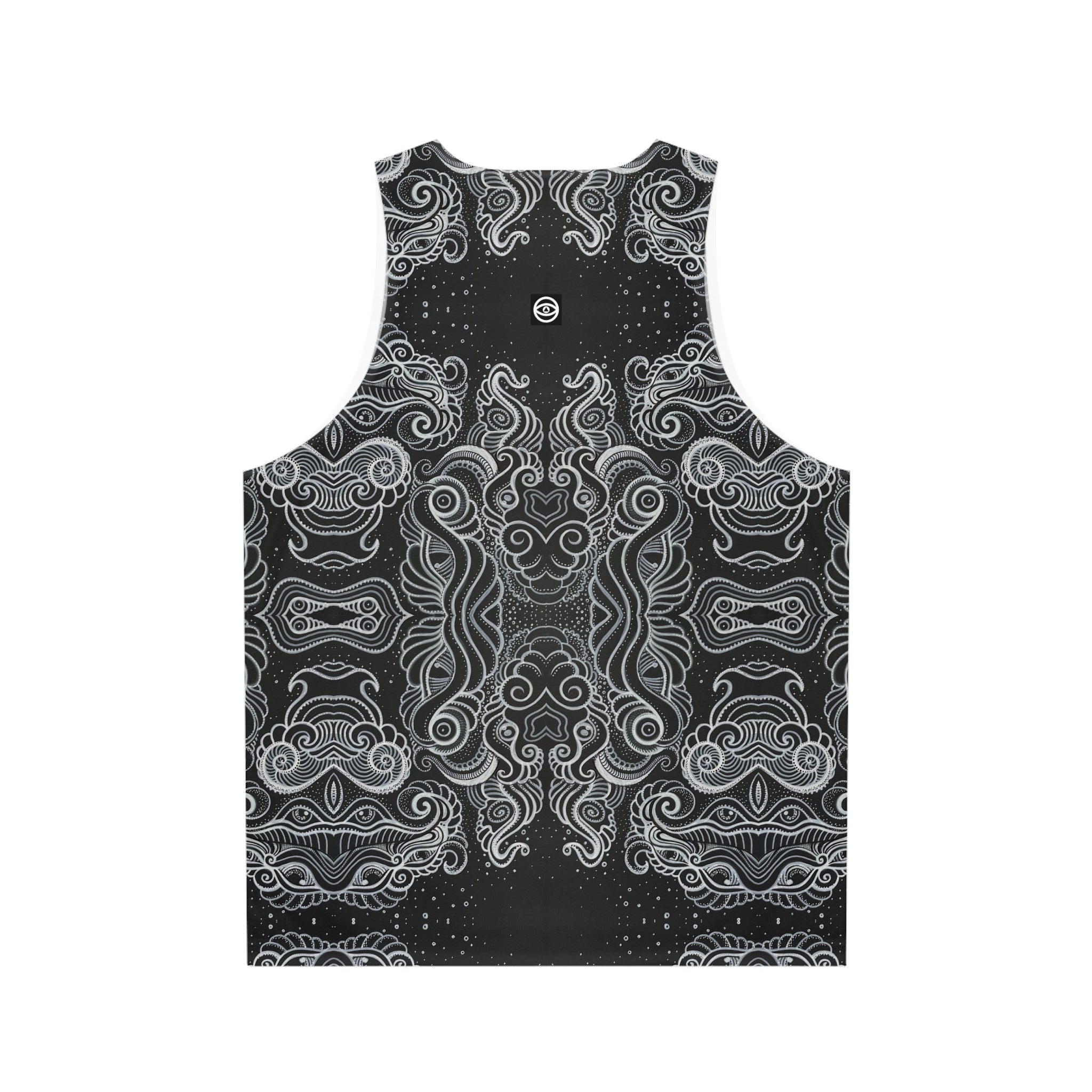 Intricate Black & White Mandala Tank #t23