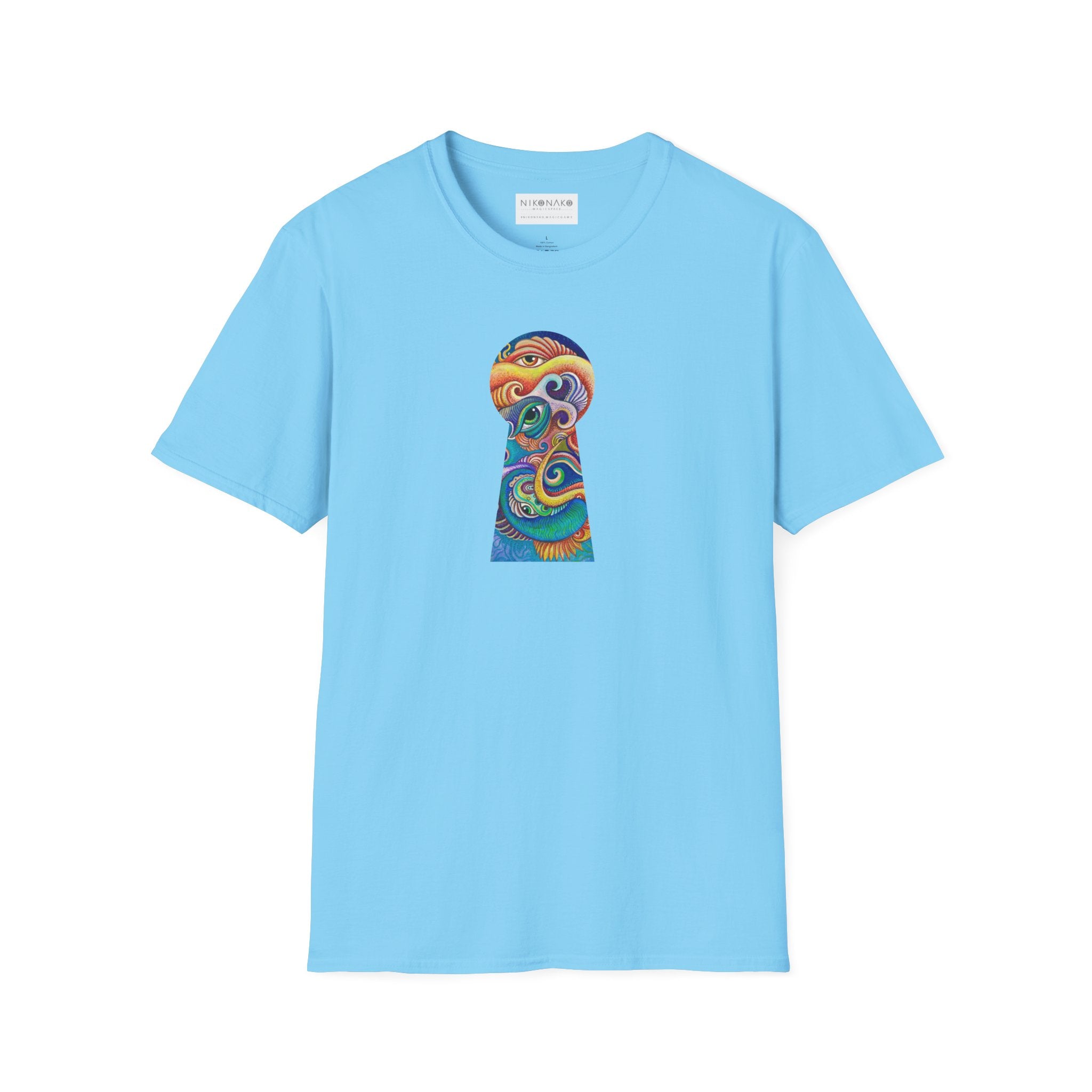 Unisex Softstyle Keyhole T-Shirt