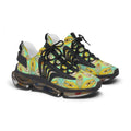 Mesh Sneakers — Floral Kaleidoscope Pattern, Lightweight Breathable Women’s Athletic Shoes #jh7654