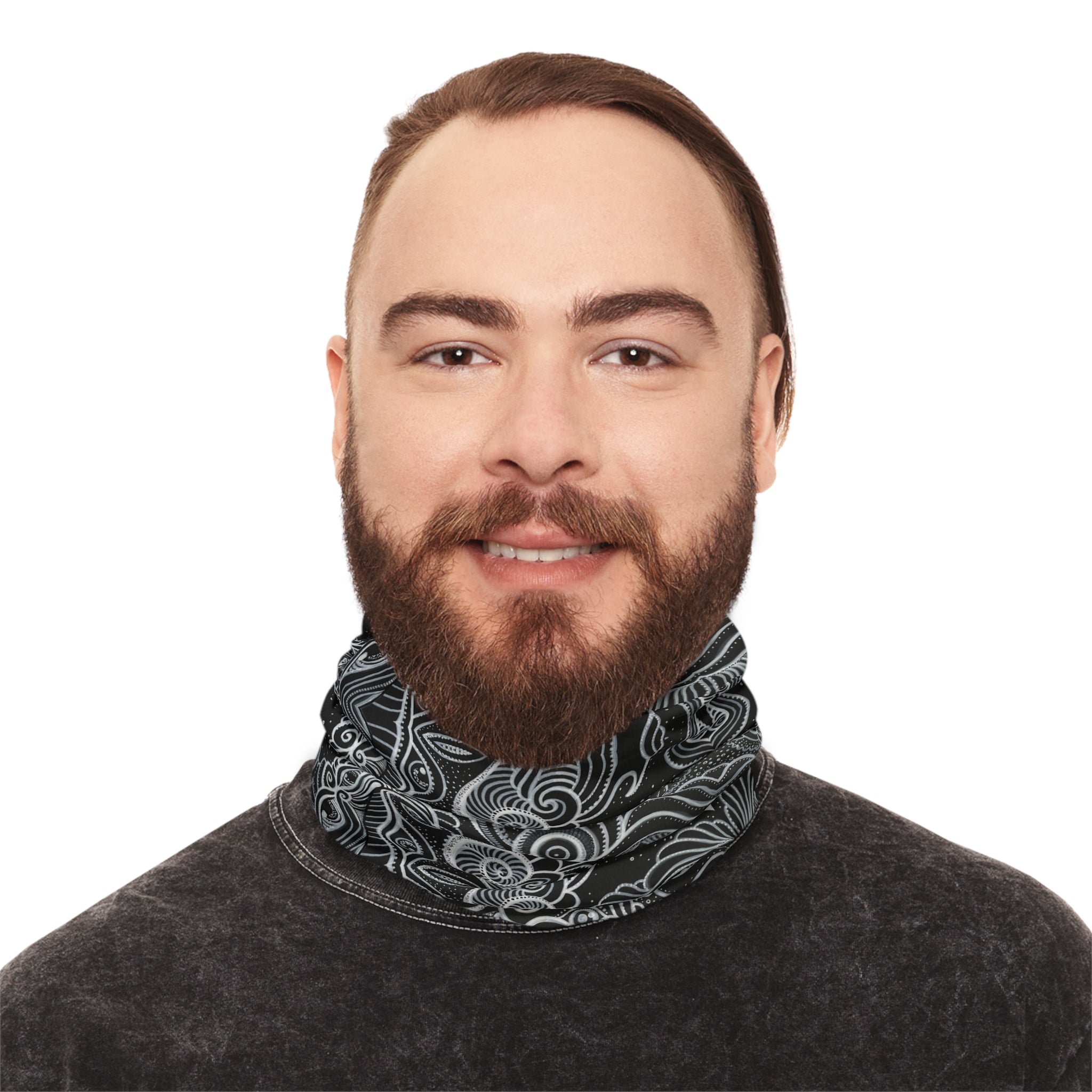 Winter Neck Gaiter With Drawstring #ag65134