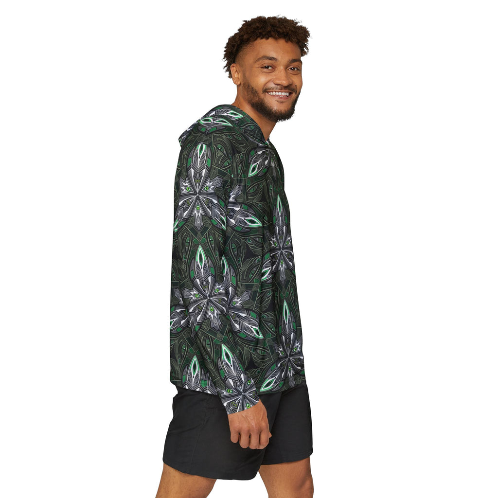 Kaleidoscope Floral Performance Hoodie. #y77743