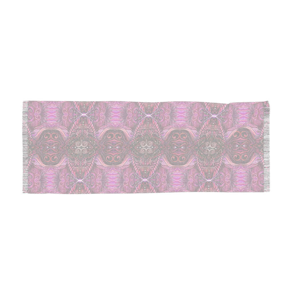 Bohemian Pink Kaleidoscope Light Scarf #h763098