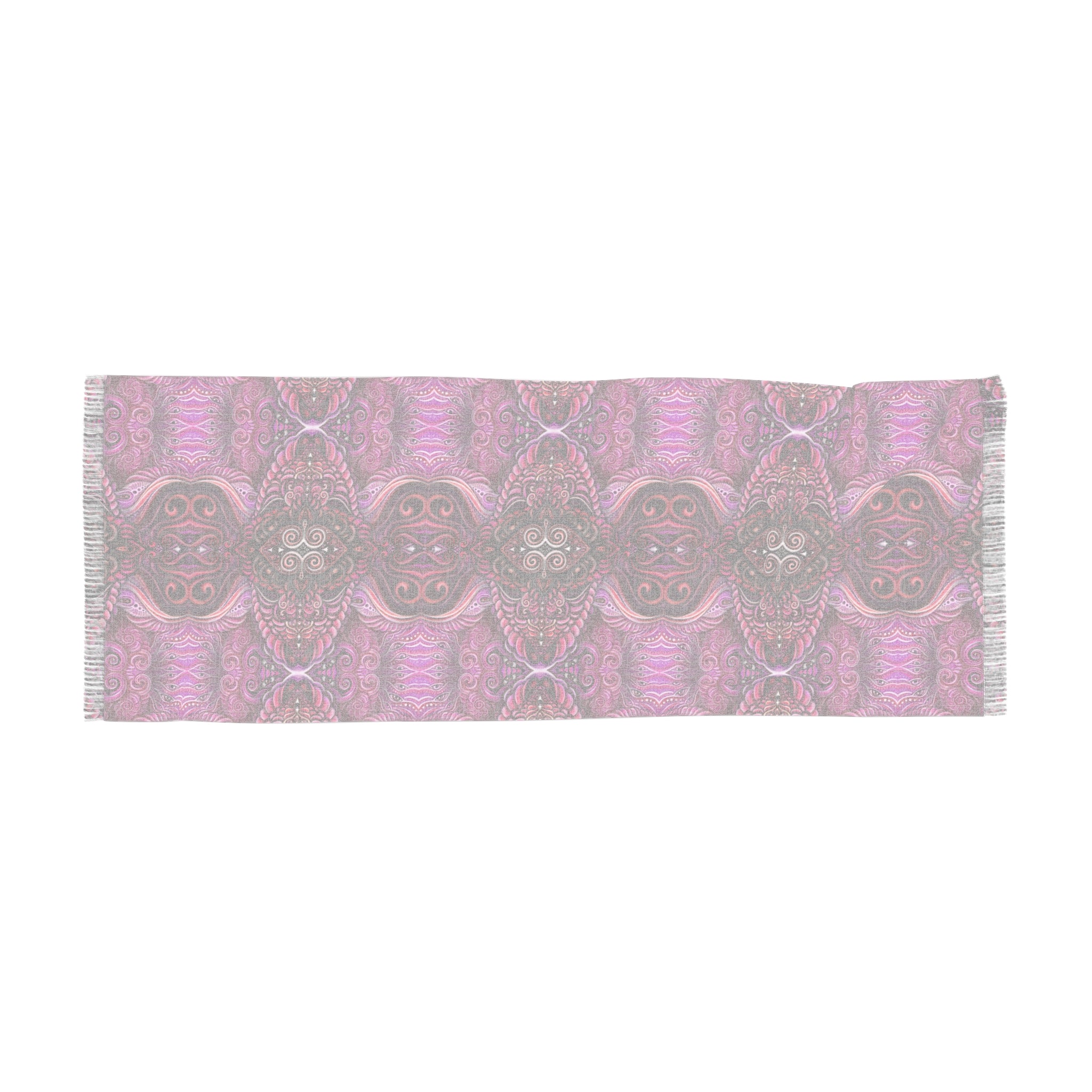 Bohemian Pink Kaleidoscope Light Scarf #h763098