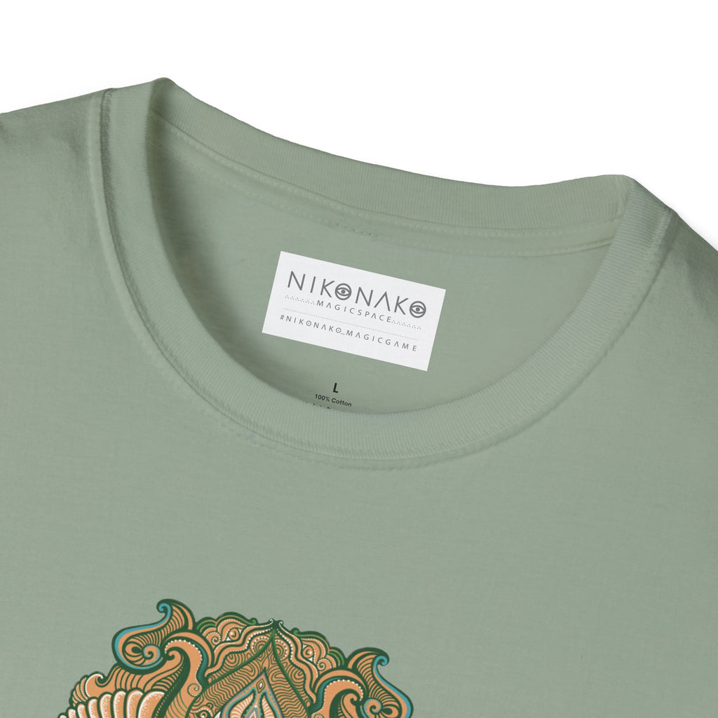 Green Celtic Knot Mandala T-Shirt | Floral Shamrock Pattern