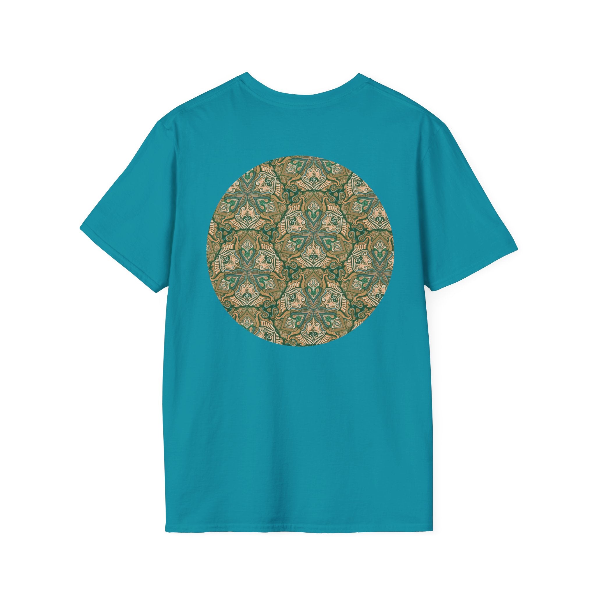 Green Celtic Knot Mandala T-Shirt | Floral Shamrock Pattern