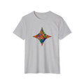 Psychedelic Floral Diamond T‑Shirt — Colorful Retro Pattern Tee #oigr88443