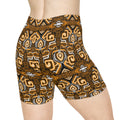 Tribal Gold Geo Women's Biker Shorts #fsj165