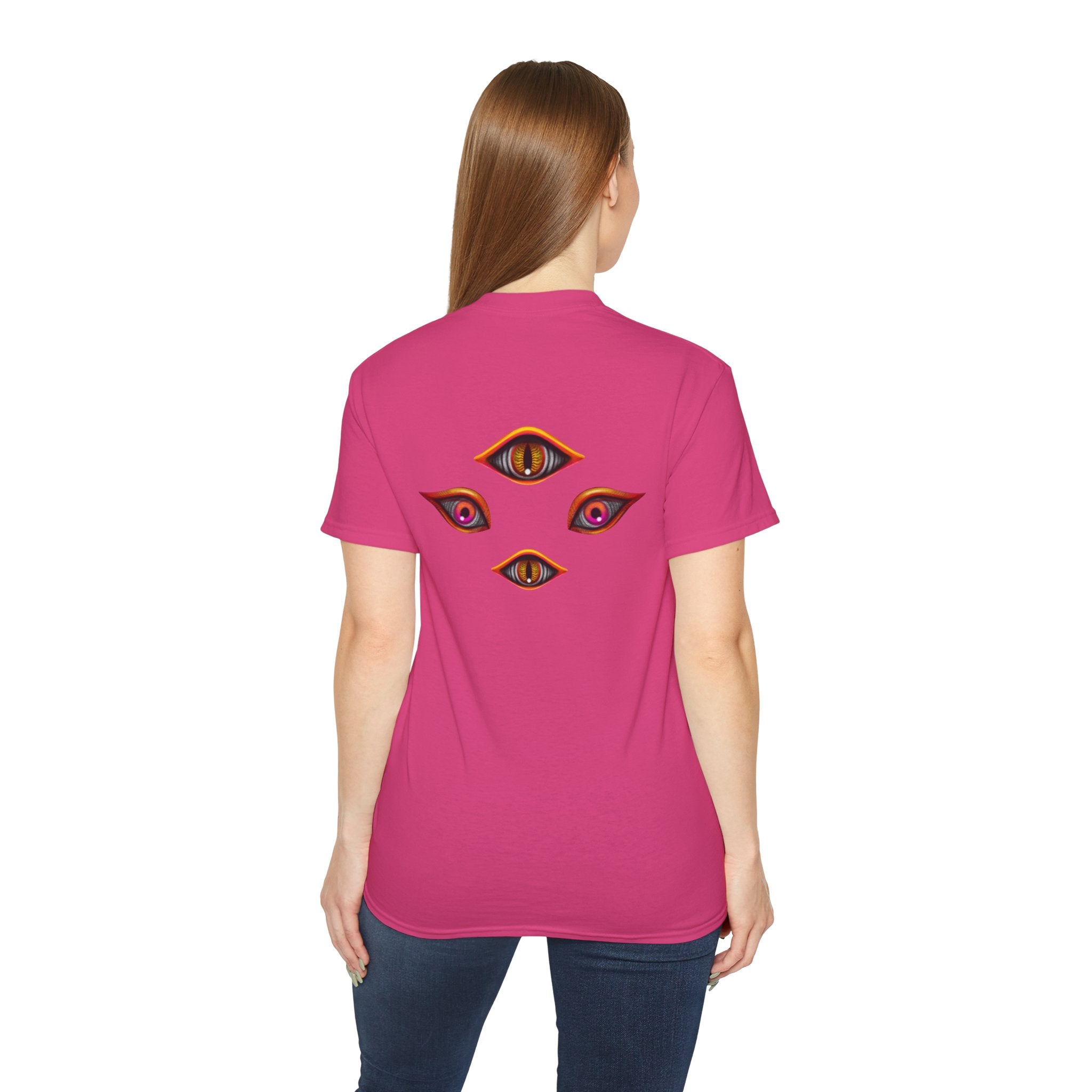 Mystic Eyes Graphic Tee — Psychedelic All-Seeing Eye T-Shirt #hfs84300