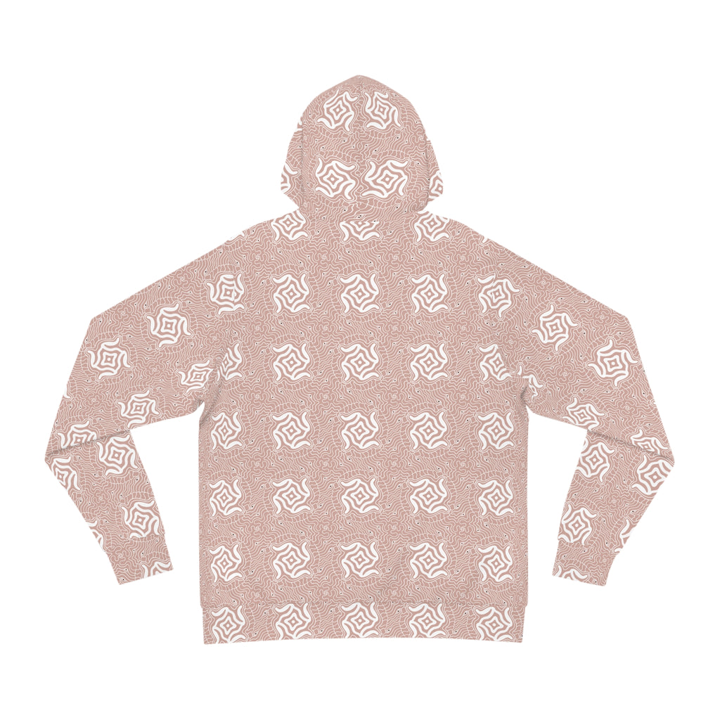 Rose Pattern Hoodie — All-Over Print Floral Fashion Pullover #h087569